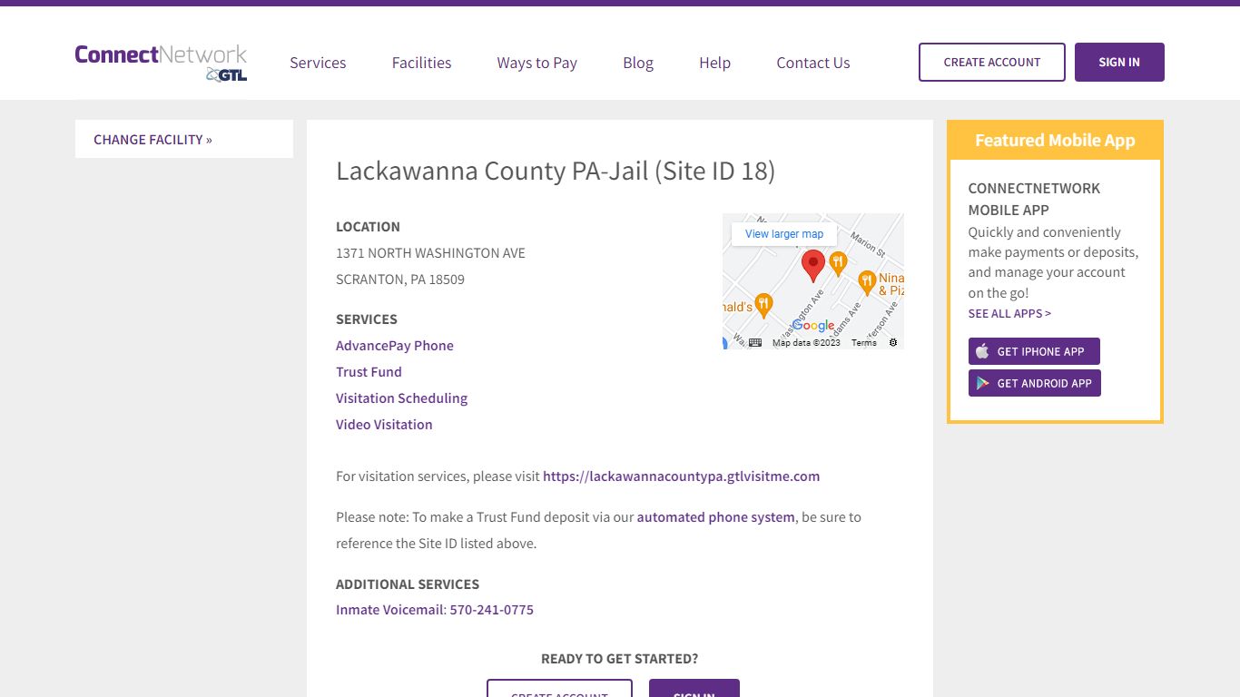 Lackawanna County PA-Jail | ConnectNetwork